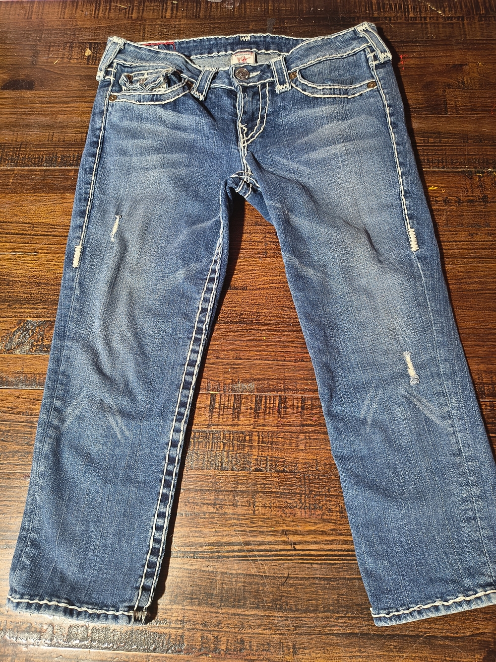 True Religion Kids Blue Distressed Jeans
